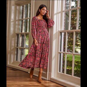 Smocked Midi Dress with Pockets Summersalt ( Port Royale )